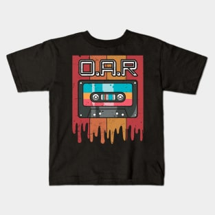 Proud To O.A.R Be Personalized Name Styles 70s 80s Kids T-Shirt